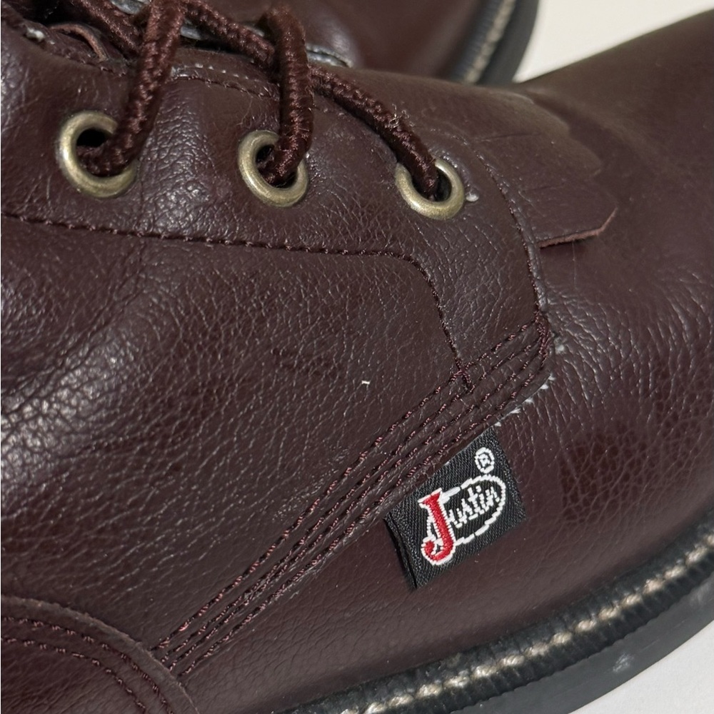 Tomy Lama Mens Briar Pitstop TW2006 Brown Leather Waterproof Work Boots 6.5 EE - Picture 4 of 8